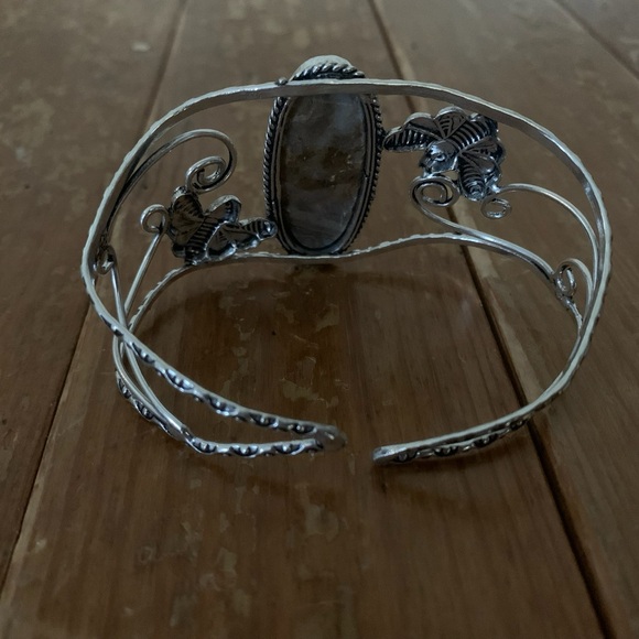 1998 Artisan Silver and Brown Women's Bracelet - Picture 2 of 3